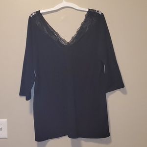 Torrid Low-cut Lace Top 3x
